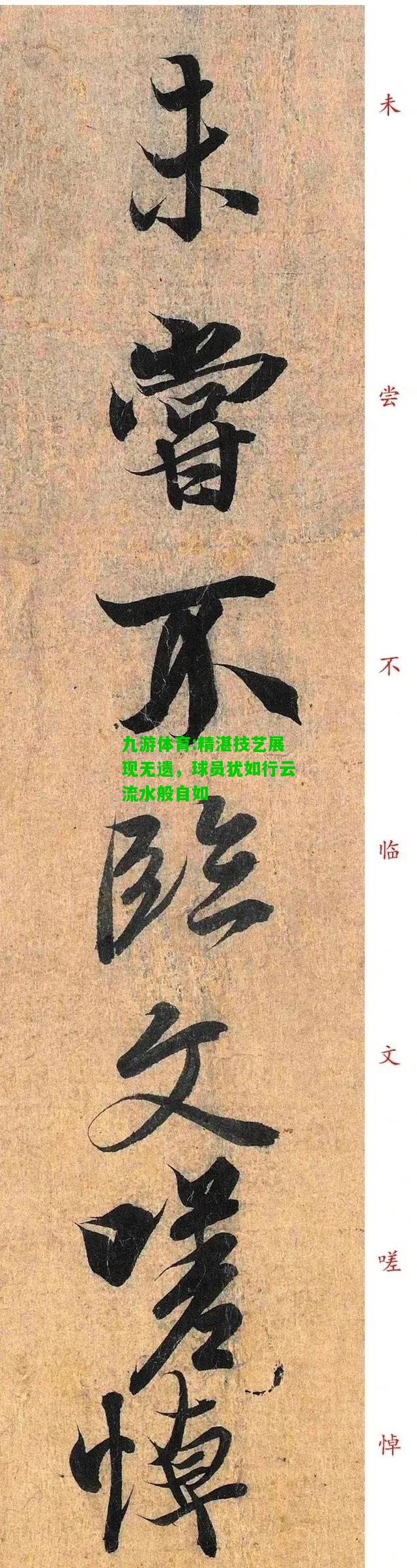 九游体育:精湛技艺展现无遗，球员犹如行云流水般自如